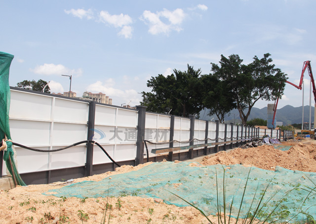 東莞長安建筑工地圍擋哪家好？選擇大通烤漆圍擋A類-東莞-深圳市大通建材有限公司鋼圍擋生產定制廠家